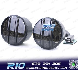 INTERMITENTES FRONTALES PARA JEEP WRANGLER JK 07- LED NEGRO