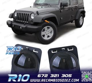 INTERMITENTES LATERALES JEEP WRANGLER JK 07-17 LED NEGRO
