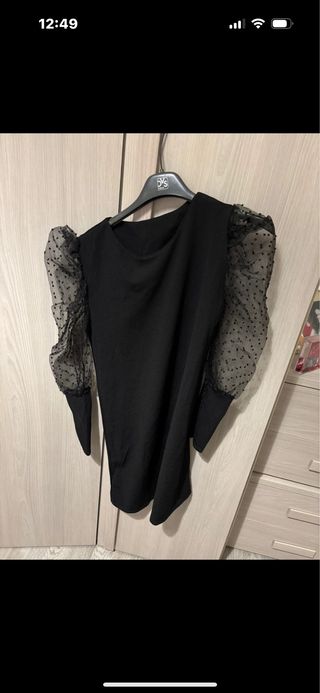 Tubino nero taglia unica mai indossato