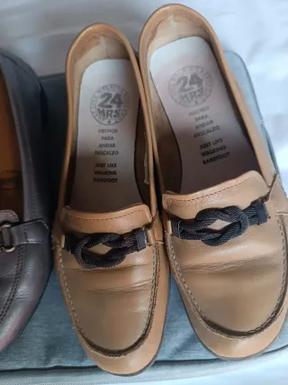 Mocasines 24 Horas Marrones y Grises