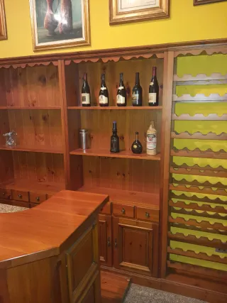 Bancone Bar in Legno per Casa o Attività