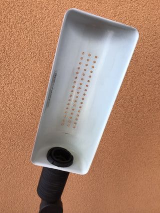 Lampada Veneta Lumi anni 80 rossa