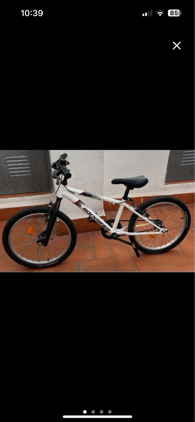 Bicicleta Rockrider Blanca