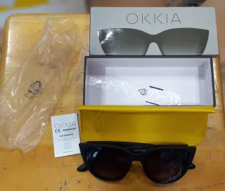 Occhiale da sole OKKIA nero