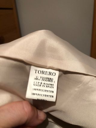 Chaqueta Torero Beige Talla 40