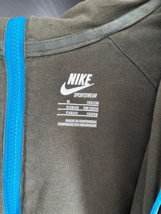 Chaqueta Vintage Nike Azul y Verde Militar