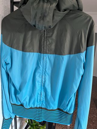 Chaqueta Vintage Nike Azul y Verde Militar