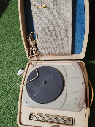 Tocadiscos Dual Beige/Gris Antiguo