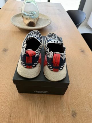 Zapatillas Adidas NMD_R2 PK Azul/Blanco