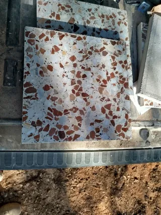 Baldosas de terrazo nuevas 40x40