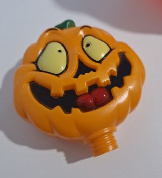 Lote Halloween infantil: Guantes,Calabaza y Bastón
