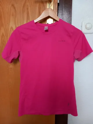 Camiseta deportiva Quechua rosa fucsia mujer S
