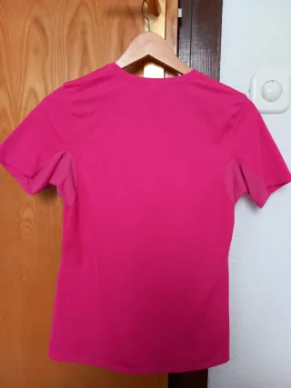 Camiseta deportiva Quechua rosa fucsia mujer S