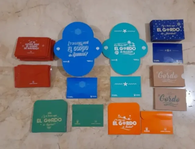 Lote 301  sobres para Lotería El Gordo