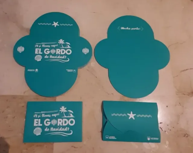 Lote 301  sobres para Lotería El Gordo