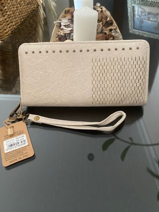 Cartera Sarah Bag Beige con detalles