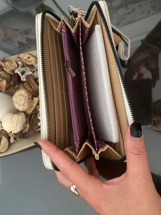 Cartera Sarah Bag Beige con detalles