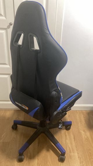 Silla Gaming WENSIX Azul y Negra