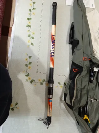 Caña telescopica evia 4,20 metros.