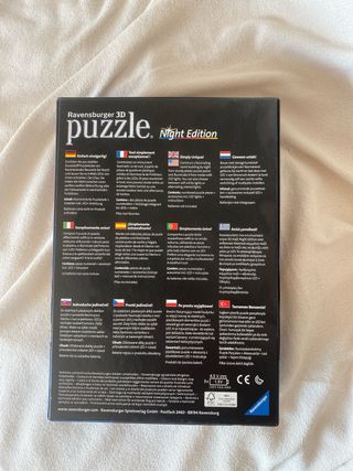 Puzzle 3D Ravensburger Torre Eiffel Night Edition
