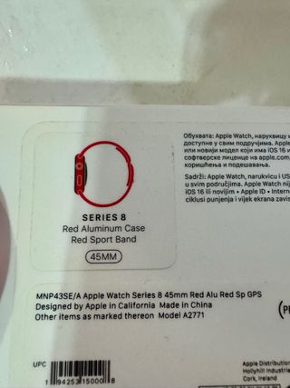 Apple Watch Series 8 Rojo