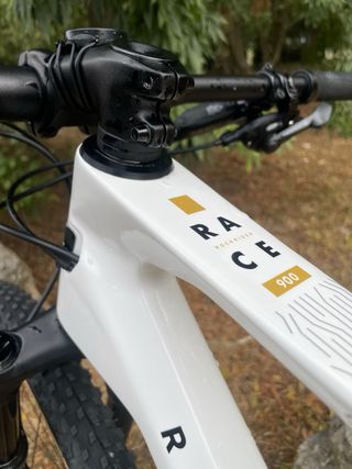 bicicleta carb rockrider race 900gx mavic crossmax