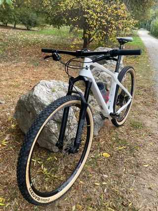 bicicleta carb rockrider race 900gx mavic crossmax