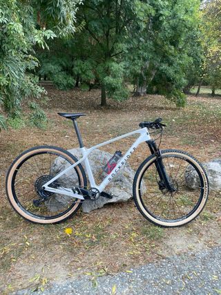 bicicleta carb rockrider race 900gx mavic crossmax