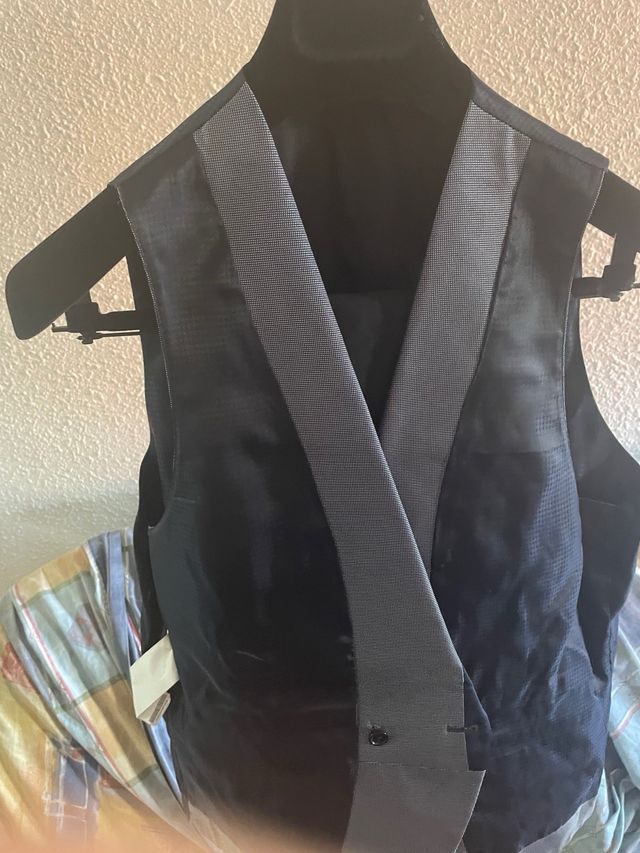 Traje Novio Thomas Pina Negro/Gris