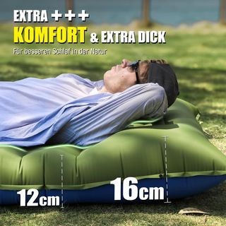 Colchoneta inflable camping Myxstop