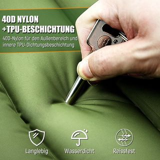 Colchoneta inflable camping Myxstop