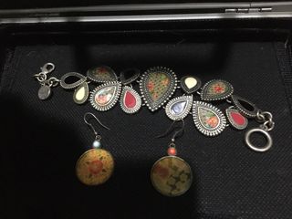 Conjunto Desigual: Pulsera y Pendientes