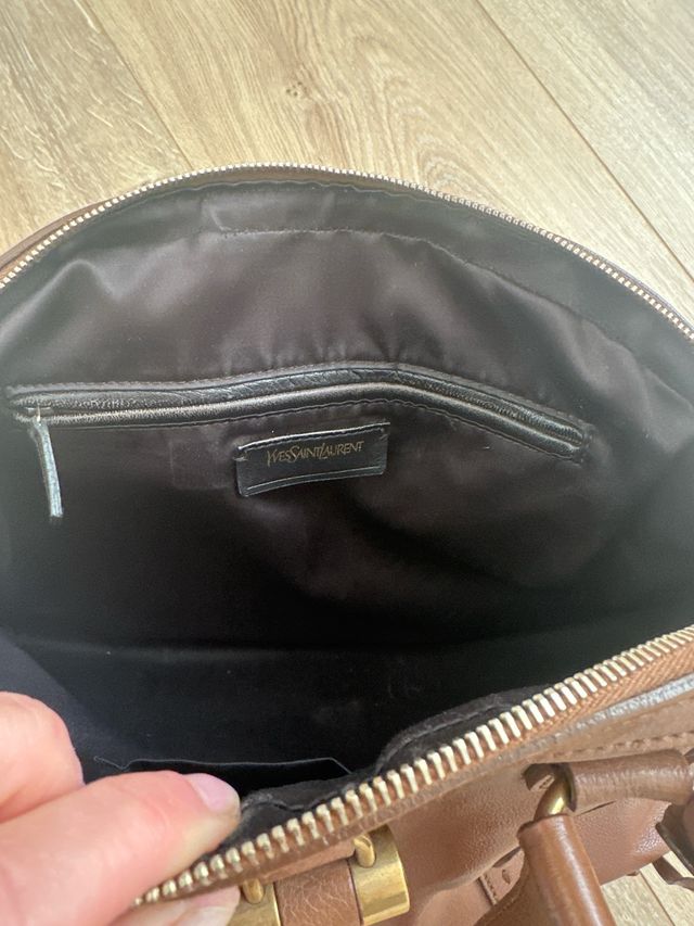Bolso YSL piel marrón