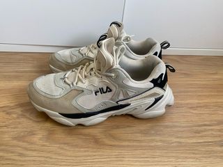 Zapatillas Fila Skipper Beige/Blanco