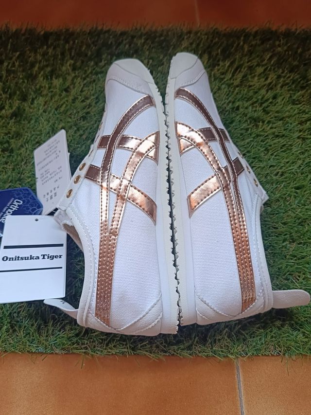 Onitsuka Tiger Oro y Blanco