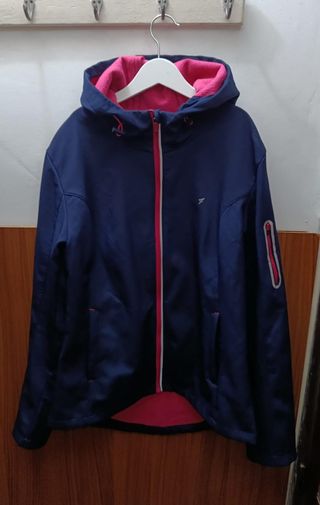 Abrigo azul y rosa talla 38 - gratis