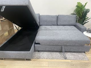 Sofá Cama Febe Gris Tela