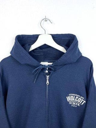 Sudadera Cremallera USA Retro Oversize Hoodie Y2K