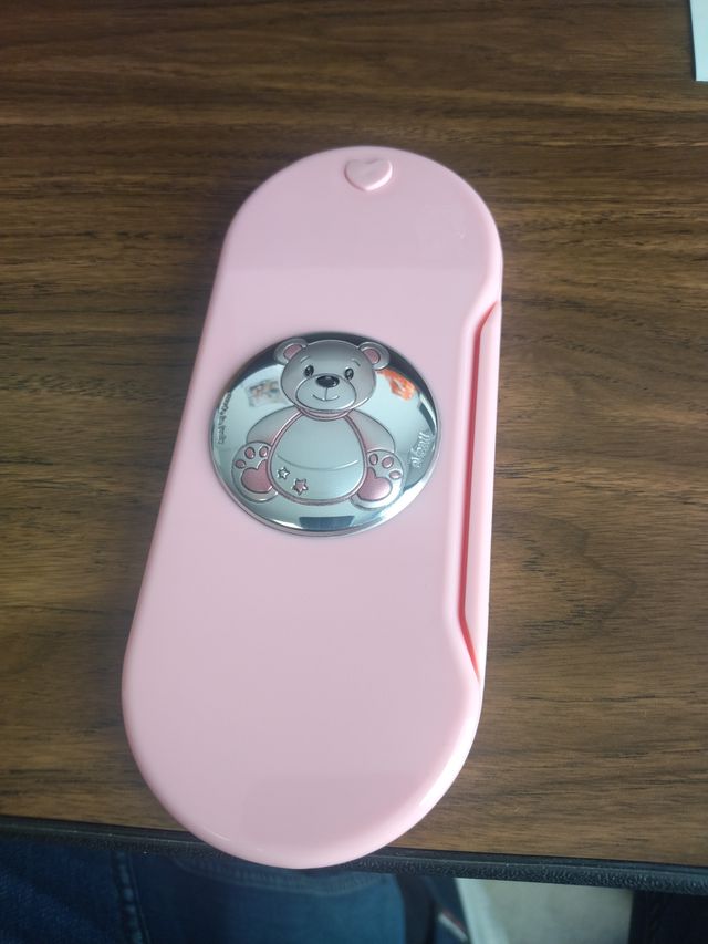 Set cubiertos osito rosa