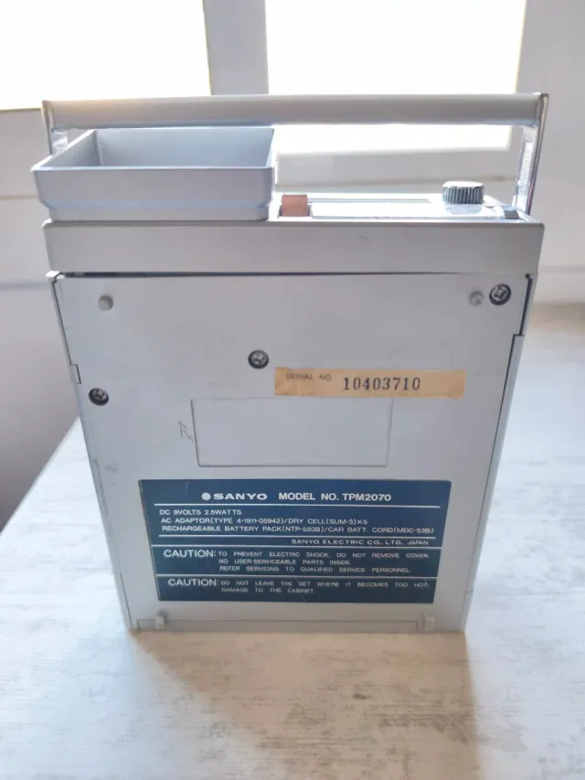 Radio Sanyo Mini TV senza audio