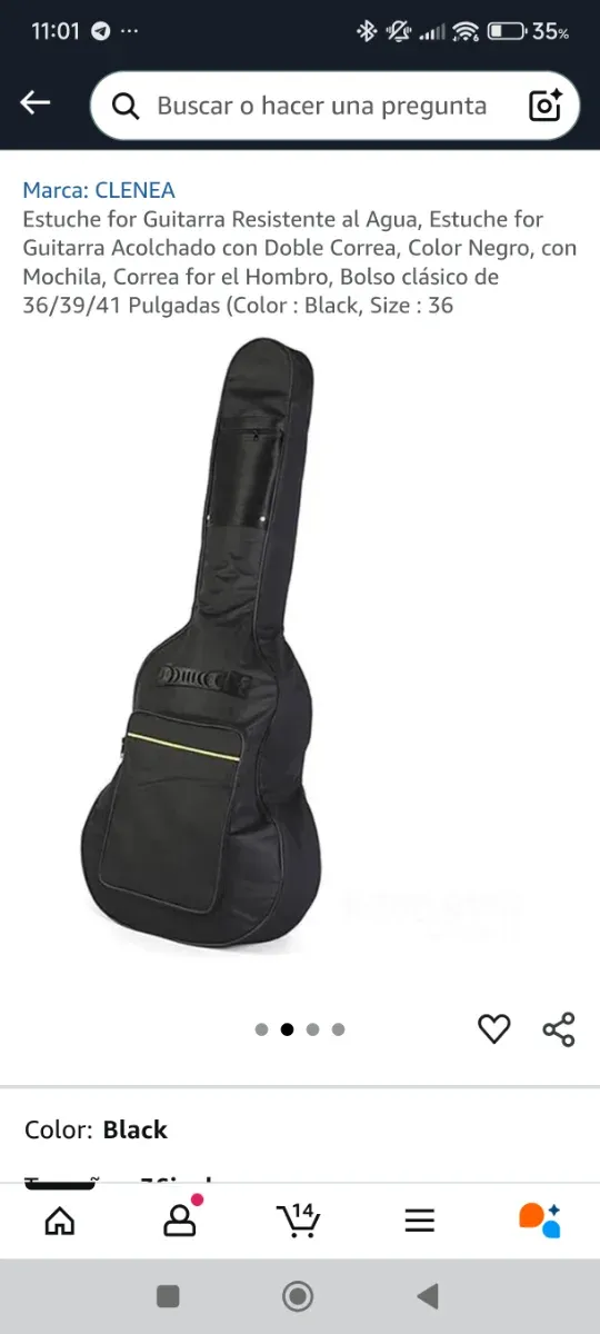 Custodia per chitarra CAHAYA