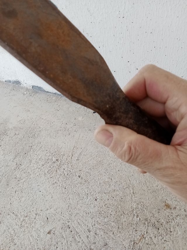 Herramienta de corte antigua