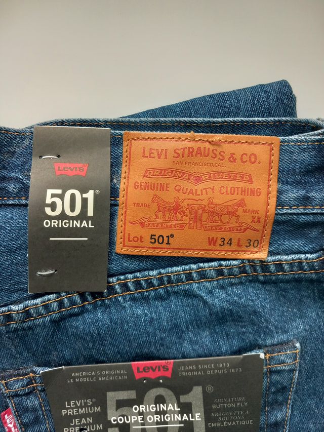 Pantalón Vaquero Levi's 501 Original Azul