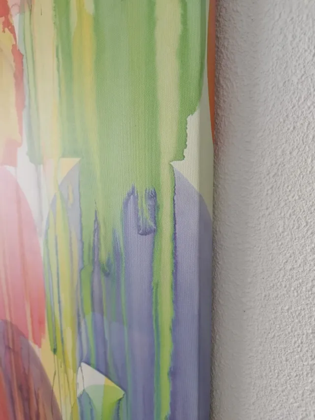 Cuadro abstracto multicolor