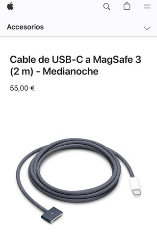 Cable Carga MacBook Apple 