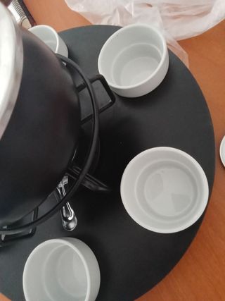 Set Fondue Negro con Accesorios