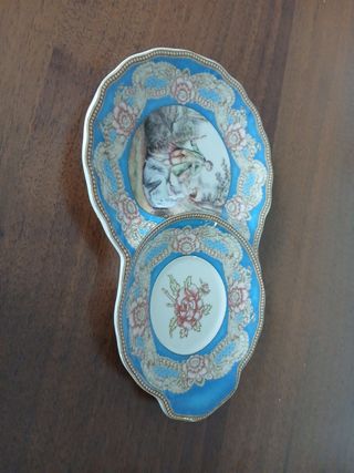 Tazza e piattino Rococò vintage