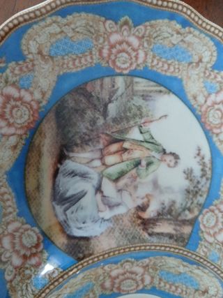 Tazza e piattino Rococò vintage