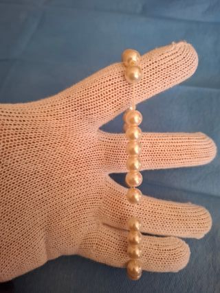 Bracciale elastico perlato bigiotteria