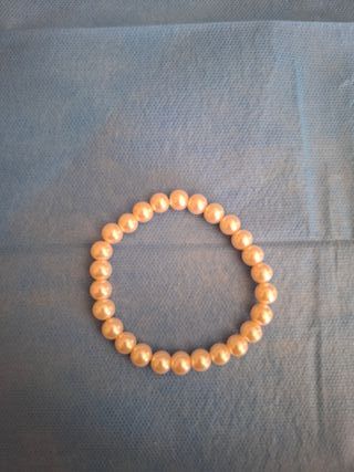 Bracciale elastico perlato bigiotteria